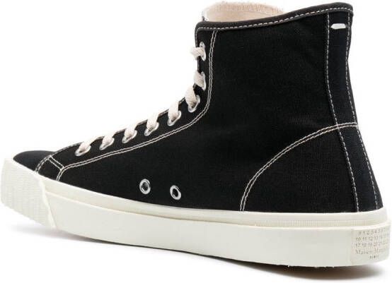 Maison Margiela Tabi high-top sneakers Zwart