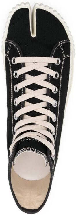 Maison Margiela Tabi high-top sneakers Zwart