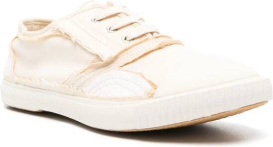 Maison Margiela Inside-out canvas sneakers Beige