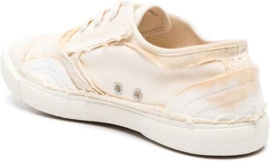 Maison Margiela Inside-out canvas sneakers Beige