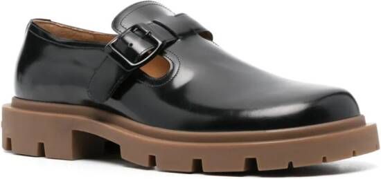 Maison Margiela Ivy leren gespschoenen Zwart
