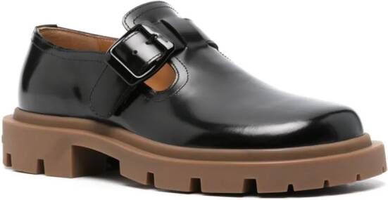 Maison Margiela Ivy leren loafers Zwart