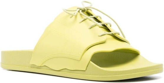 Maison Margiela Badslippers met veters Groen