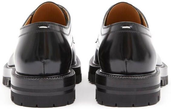 Maison Margiela Tabi derby veterschoenen Zwart