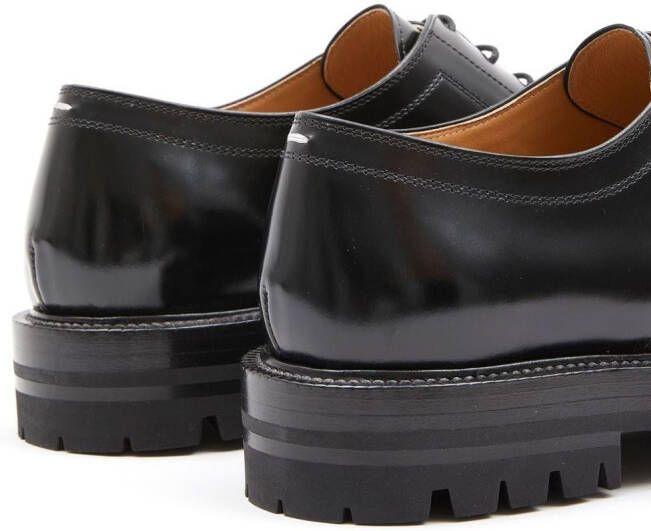 Maison Margiela Tabi derby veterschoenen Zwart