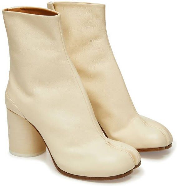 Maison Margiela Leren laarzen Beige