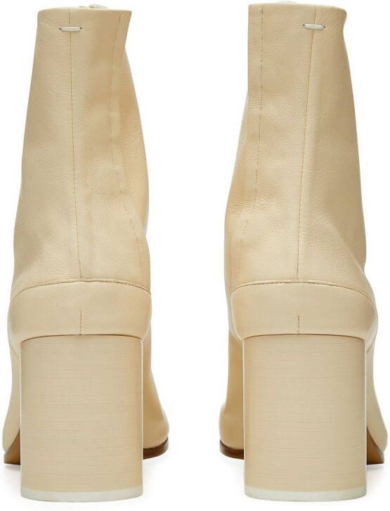 Maison Margiela Leren laarzen Beige