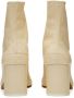 Maison Margiela Leren laarzen Beige - Thumbnail 3