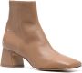Maison Margiela Décortiqué 60 laarzen met vier stiksels Bruin - Thumbnail 2