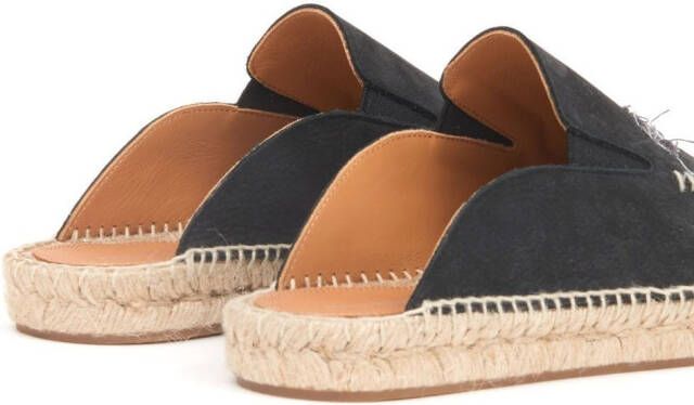 Maison Margiela Espadrilles met borduurwerk Zwart