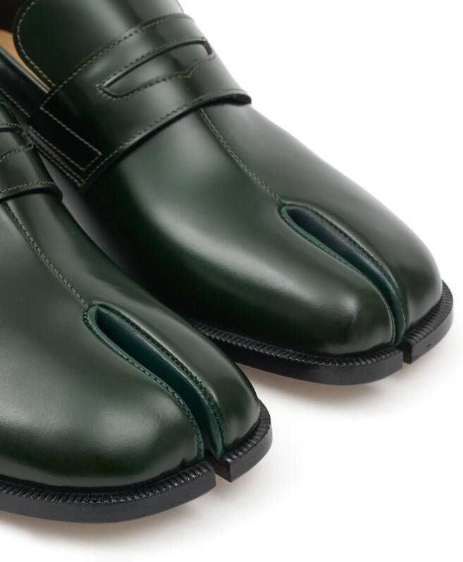 Maison Margiela Tabi slip-on loafers Groen