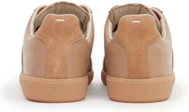 Maison Margiela Replica low-top leren sneakers Bruin