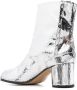 Maison Margiela Tabi 60mm enkellaarzen met spiegeleffect Zilver - Thumbnail 3