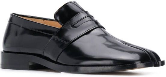 Maison Margiela Tabi leren loafers Zwart