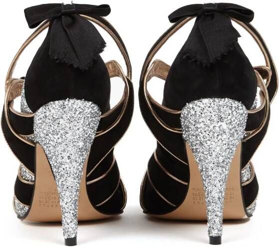 Maison Margiela Tabi Monster pumps met vlakken Zwart