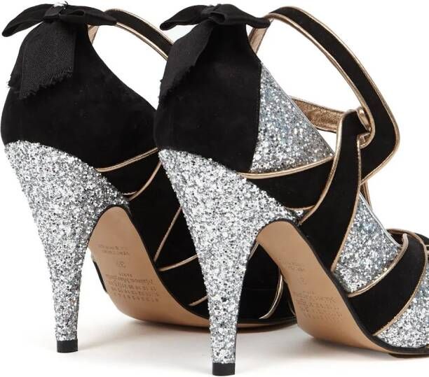 Maison Margiela Tabi Monster pumps met vlakken Zwart