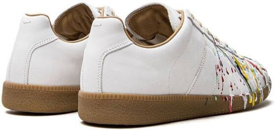 Maison Margiela Replica Paint low-top sneakers Wit