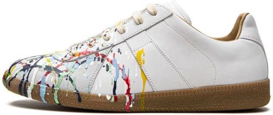 Maison Margiela Replica Paint low-top sneakers Wit