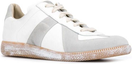 Maison Margiela Replica low-top leren sneakers Wit