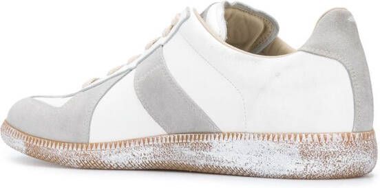 Maison Margiela Replica low-top leren sneakers Wit