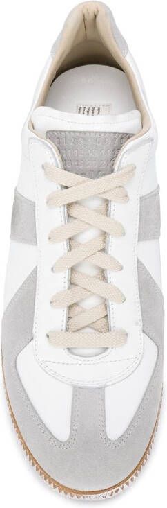 Maison Margiela Replica low-top leren sneakers Wit