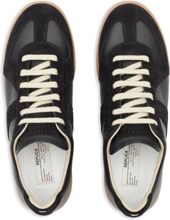 Maison Margiela Replica low-top leren sneakers Zwart