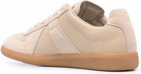 Maison Margiela Replica low-top leren sneakers Beige