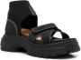 Maison Margiela Suède sandalen met bandje Zwart - Thumbnail 2