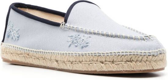 Maison Margiela Espadrilles met borduurwerk Blauw