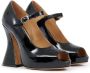 Maison Margiela Sketch 120mm Mary Jane pumps Zwart - Thumbnail 2