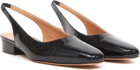 Maison Margiela Barbs leren slingback schoenen Zwart