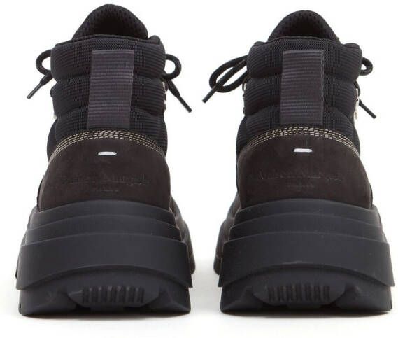 Maison Margiela Alpine leren wandellaarzen Zwart