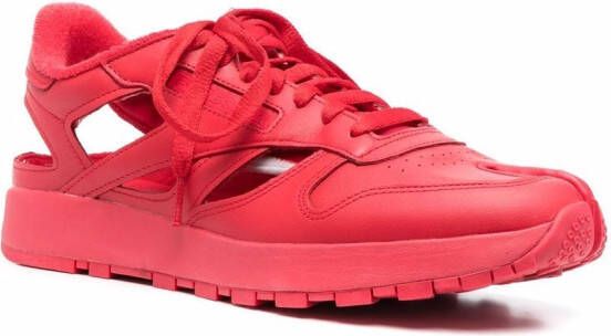 Maison Margiela Sneakers met tabi neus Rood