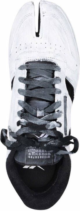 Maison Margiela x Reebok Tabi Decortique leren sneakers Wit