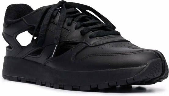 Maison Margiela x Reebok Tabi Decortique leren sneakers Zwart