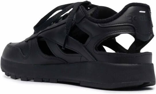 Maison Margiela x Reebok Tabi Decortique leren sneakers Zwart