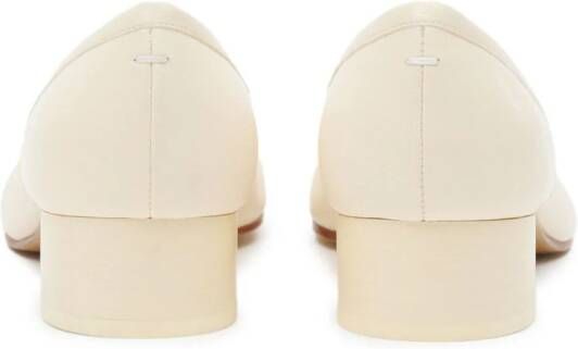 Maison Margiela Tabi 30mm leren ballerina's Wit