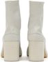 Maison Margiela Tabi 80mm leren enkellaarzen Beige - Thumbnail 3