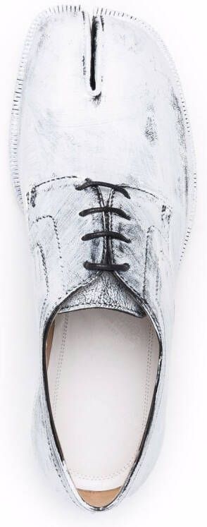 Maison Margiela Tabi Bianchetto leren brogues Wit