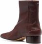 Maison Margiela Tabi 30mm leren enkellaarzen Rood - Thumbnail 3