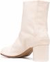 Maison Margiela Tabi leren enkellaarzen Wit - Thumbnail 3