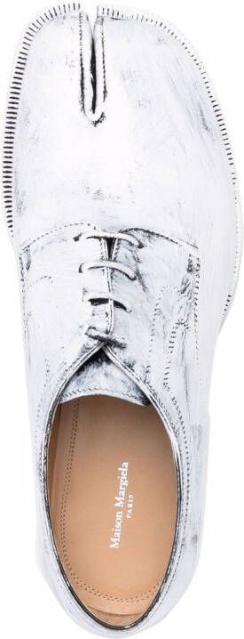 Maison Margiela Tabi Bianchetto leren brogues Wit