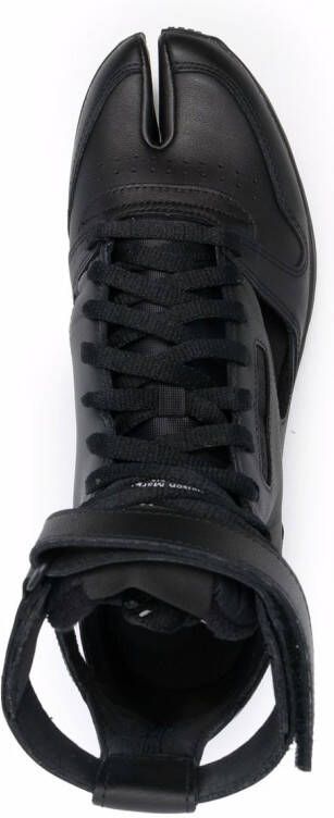 Maison Margiela Tabi high-top sneakers Zwart