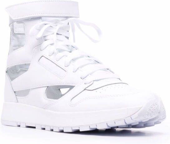 Maison Margiela Tabi high-top sneakers Wit