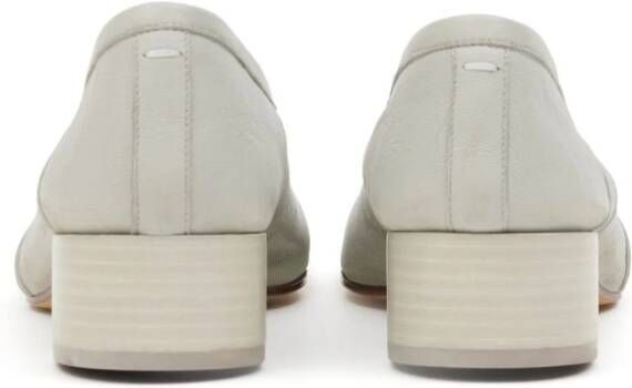 Maison Margiela Tabi leren ballerina's Beige