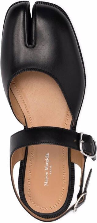 Maison Margiela Tabi leren sandalen Zwart