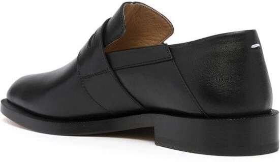 Maison Margiela Tabi leren loafers Zwart