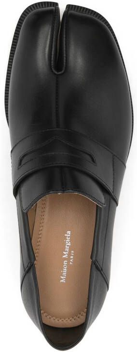 Maison Margiela Tabi leren loafers Zwart