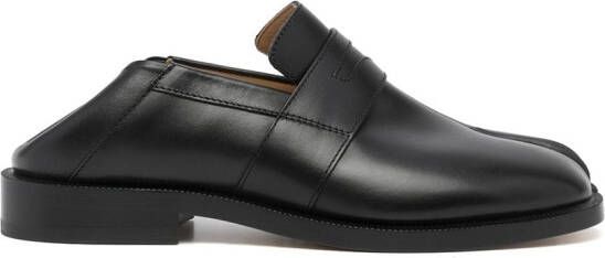 Maison Margiela Tabi leren loafers Zwart