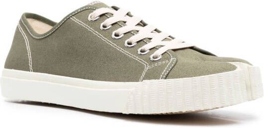 Maison Margiela Tabi low-top sneakers Groen